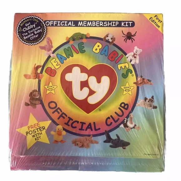 Ty Beanie Babies Official Club Membership Kit First Edition New Sealed - Picture 2 of 5